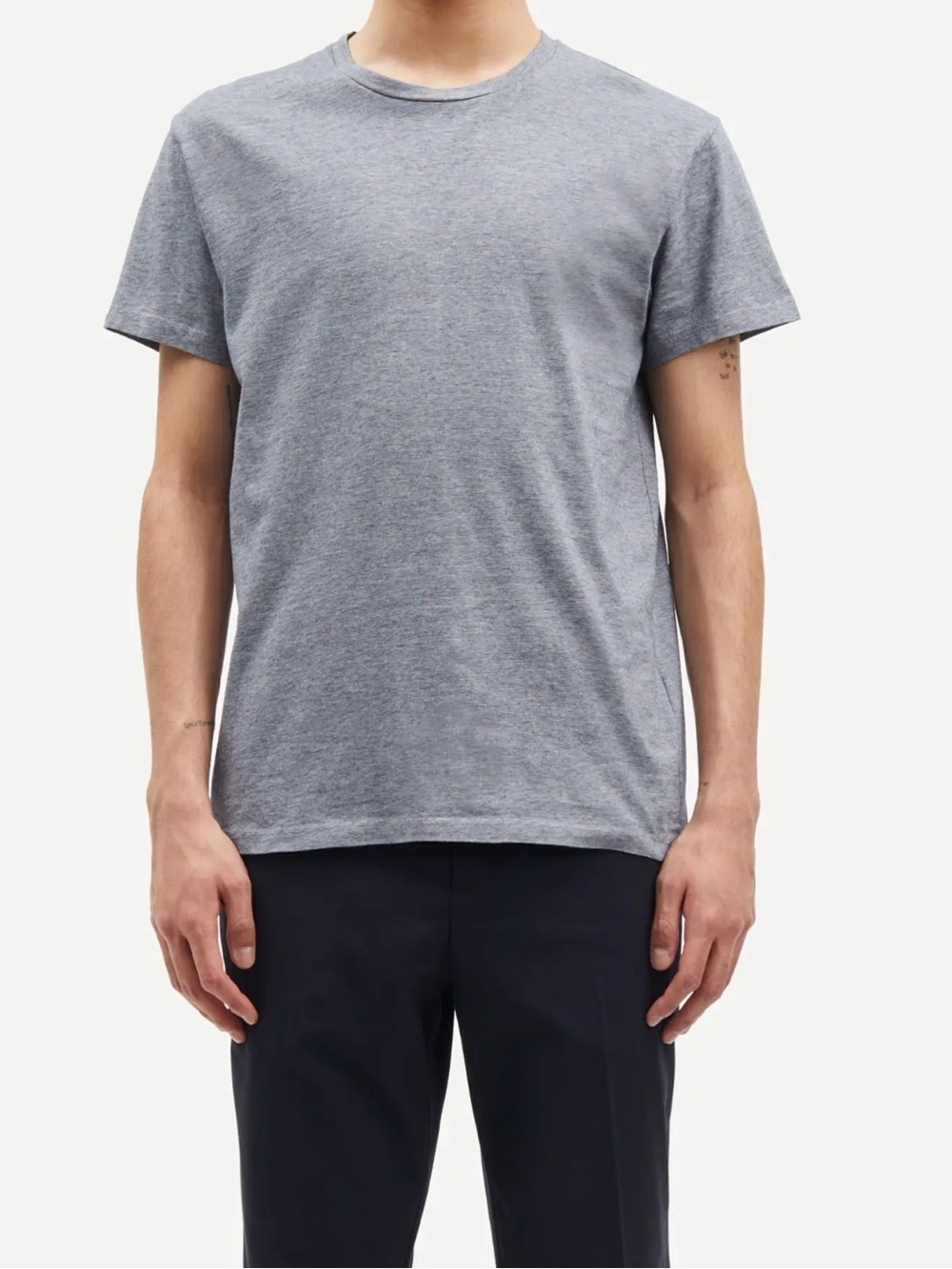 Men’s Samsoe Krono’s O-N Stripe Tee Size L